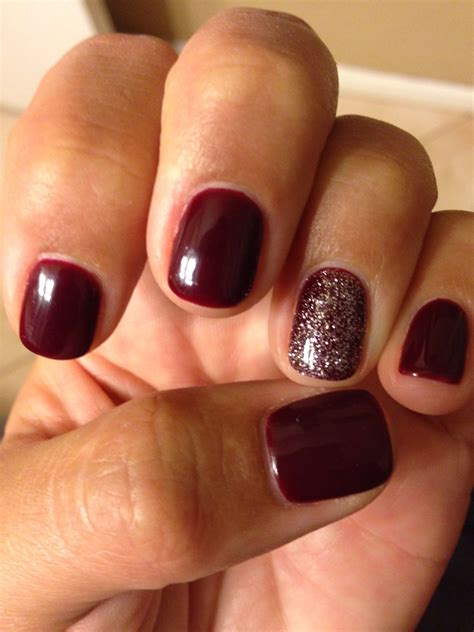 dark fall nails|dark fall nail color.